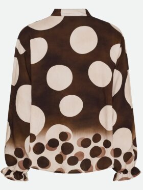 MARTA du château - MARTA Aspen bluse brun print MARTA du château - MARTA Aspen bluse brun print
