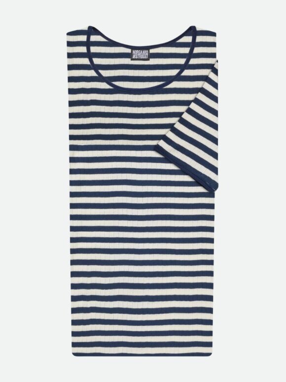 Mads Nørgaard - Nørgaard T-shirt marine/ecru