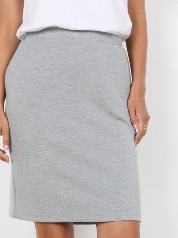 SOYA - SOYA Vita nederdel grå