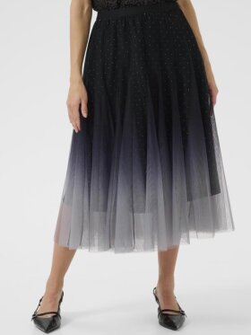 Cream - CRGlittery Mesh Skirt