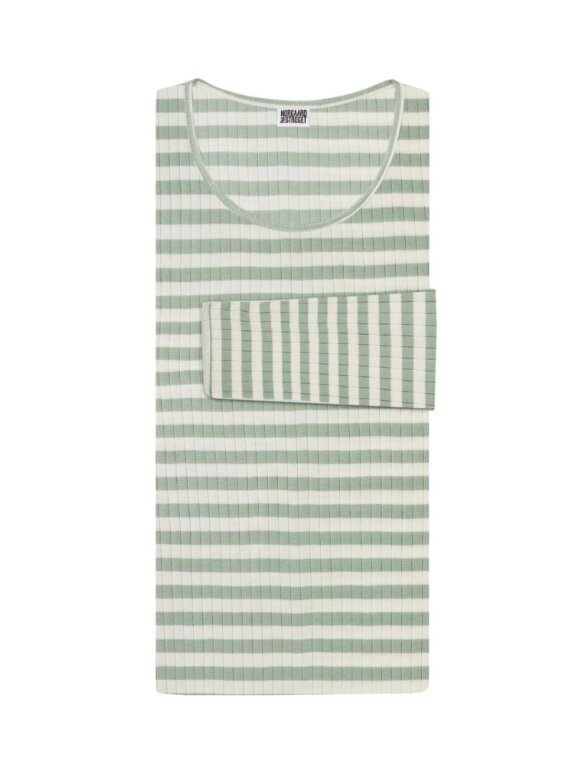 Mads Nørgaard - Nørgaard bluse stone/ecru