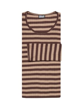 Mads Nørgaard - Nørgaard Bluse brown/camel