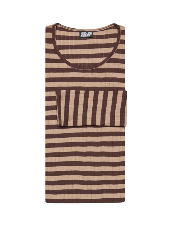 Mads Nørgaard - Nørgaard Bluse brown/camel Mads Nørgaard - Nørgaard Bluse brown/camel