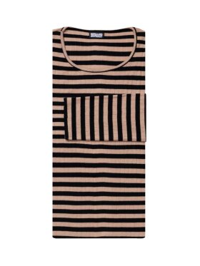 Mads Nørgaard - Nørgaard Bluse black/camel