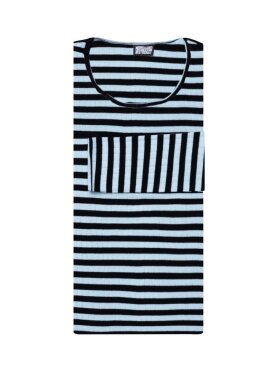 Mads Nørgaard - Nørgaard Bluse Black/lightblue