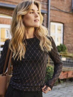 Hype The Detail - HTD Mesh Blouse sort