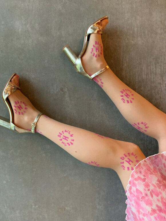 Hype The Detail - LOGO TIGHTS PINK