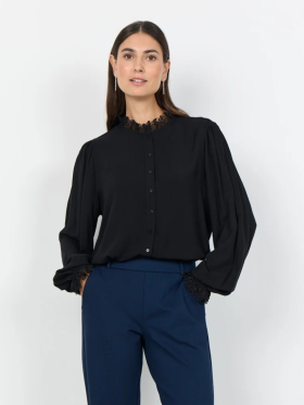 SOYA - SOYA Radia skjorte sort SOYA - SOYA Radia skjorte sort