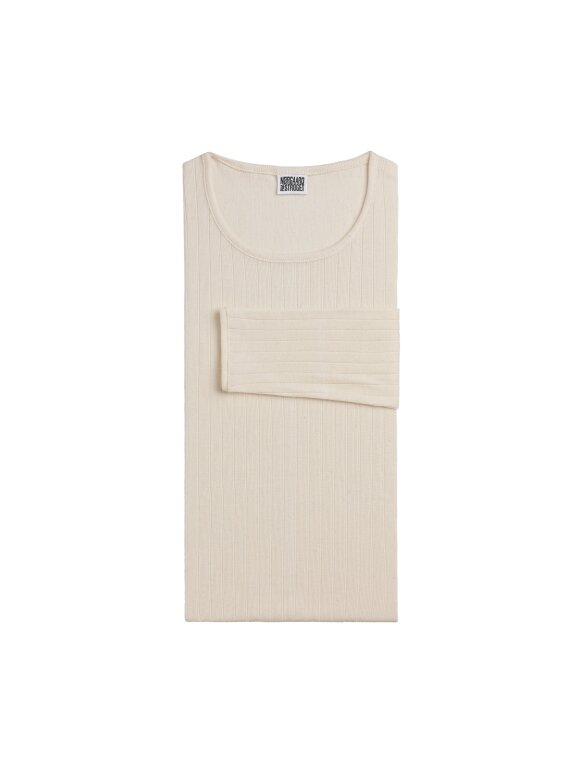 Mads Nørgaard - NØRGAARD Bluse Ecru long Mads Nørgaard - NØRGAARD Bluse Ecru long