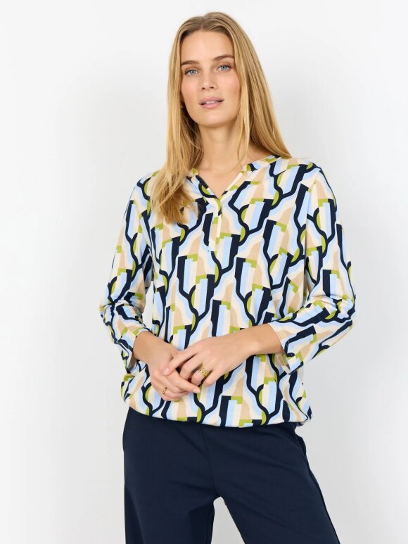 SOYA - SOYA Felicity bluse m. print