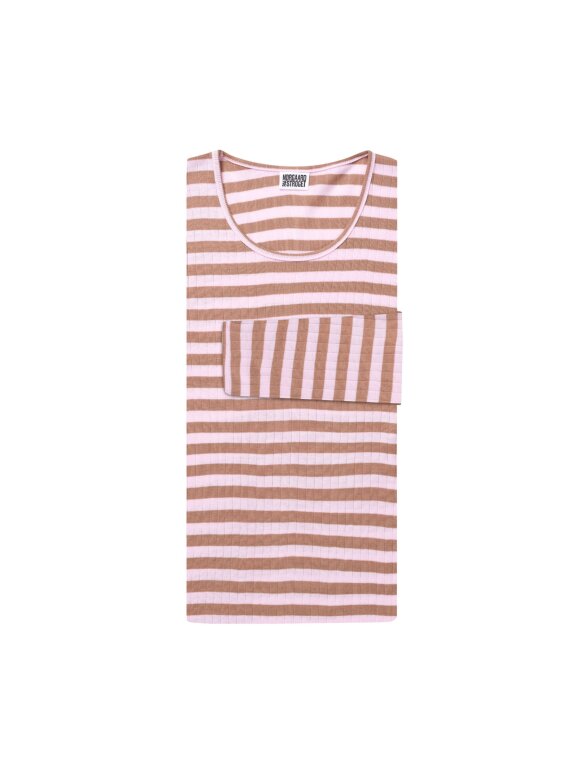 Mads Nørgaard - Nørgaard Bluse Camel/Rose Mads Nørgaard - Nørgaard Bluse Camel/Rose