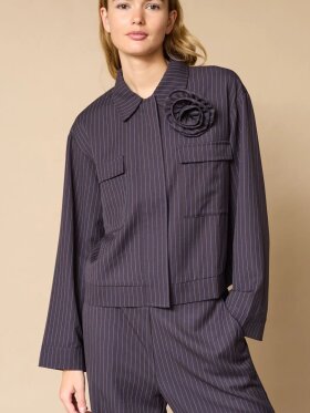 LOVE & DIVINE - L&D Jakke Blue pinstripe