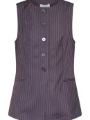 LOVE & DIVINE - L&D Vest Blue pinstripe