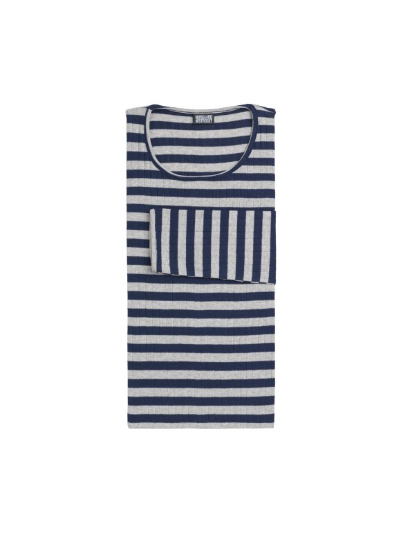 Mads Nørgaard - Nørgaard Bluse marine/grey Mads Nørgaard - Nørgaard Bluse marine/grey