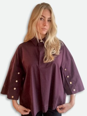 CONTINUE - CONTINUE Klara shirt Bordeaux CONTINUE - CONTINUE Klara shirt Bordeaux