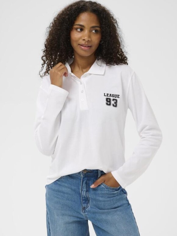 Kaffe - KAmiala Polo LS T-Shirt Kaffe - KAmiala Polo LS T-Shirt