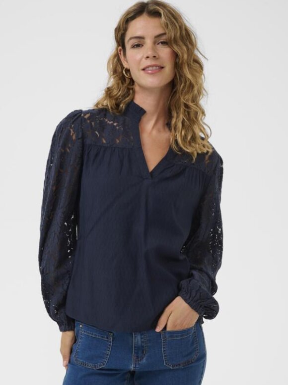 Cream - CRLiselin Lace Blouse