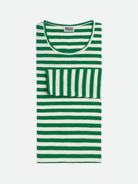 Mads Nørgaard - Nørgaard Bluse green/ecru