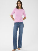 Kaffe - KAlizza boatneck solid Pullove Kaffe - KAlizza boatneck solid Pullove