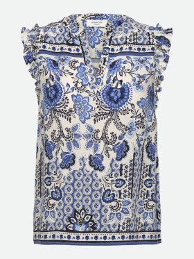Rosemunde - RWElif Top Blue boho print Rosemunde - RWElif Top Blue boho print