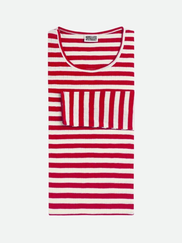 Mads Nørgaard - Nørgaard Bluse red/ecru Mads Nørgaard - Nørgaard Bluse red/ecru