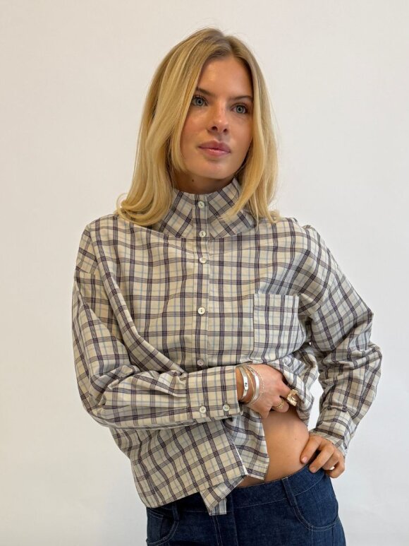 CONTINUE - CONTINUE Jessie check skjorte