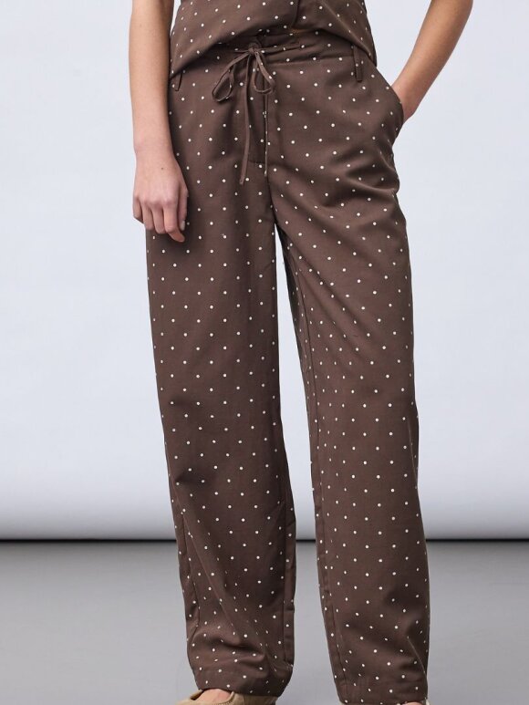 Sisters Point - Sisters Point bukser brun/prik Sisters Point - Sisters Point bukser brun/prik