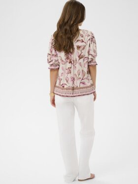 Cream - CRTiah Boho Blouse Cream - CRTiah Boho Blouse