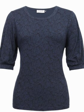 Rosemunde - T-shirt dark blue foliage prin Rosemunde - T-shirt dark blue foliage prin