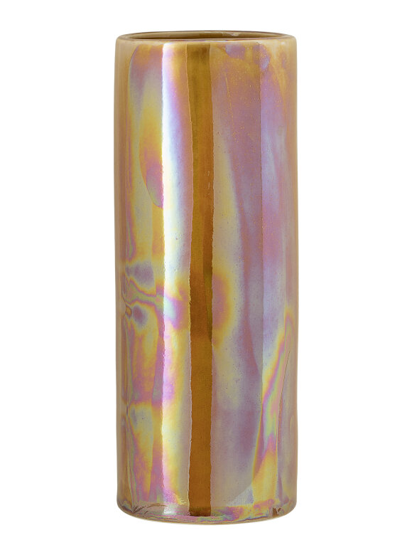 Bloomingville - Vase orange stentøj Ø9xH25cm