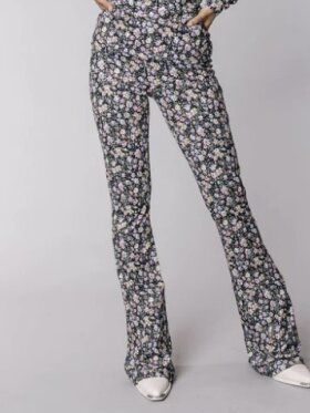 Colourful Rebel - Floral Peached Flare Pants