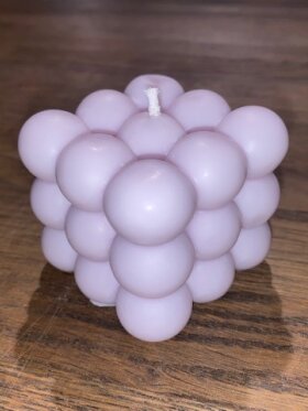 Nordtrice - Bubble Candle classic i lilla