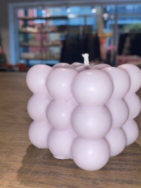 Nordtrice - Bubble Candle classic i lilla