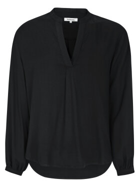 Soft Rebels - SRTatum V-neck Blouse Black Soft Rebels - SRTatum V-neck Blouse Black