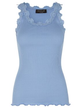 Rosemunde - silk top w/lace blue heaven Rosemunde - silk top w/lace blue heaven