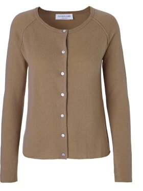 Rosemunde - Wool & cashmere cardigan brun