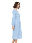 Soft Rebels - SRRylie V-neck midi dress blue