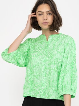 Soft Rebels - SRBriella Elma Shirt Grøn Soft Rebels - SRBriella Elma Shirt Grøn