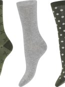 Decoy - 3-Pack cotton socks grøn