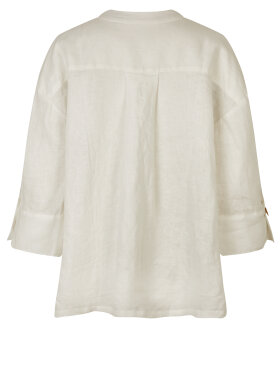 Rosemunde - Hør bluse Ivory