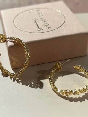 Friihof+Siig - Jungle Hoops i guld Friihof+Siig - Jungle Hoops i guld