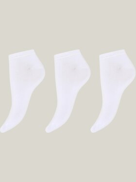 Decoy - Sneaker sock 3-pak hvid