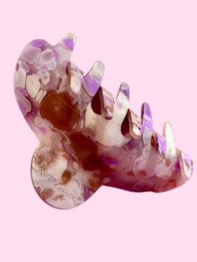 Bella Ballou - Marble hair claw i Lavender