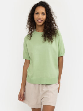 Soft Rebels - SRMarla 2/4 Boxy knit grøn Soft Rebels - SRMarla 2/4 Boxy knit grøn